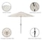 Pure Garden 10-Foot Outdoor Tilting Patio Umbrella and Base, Tan 50-100-TB - alternate 4